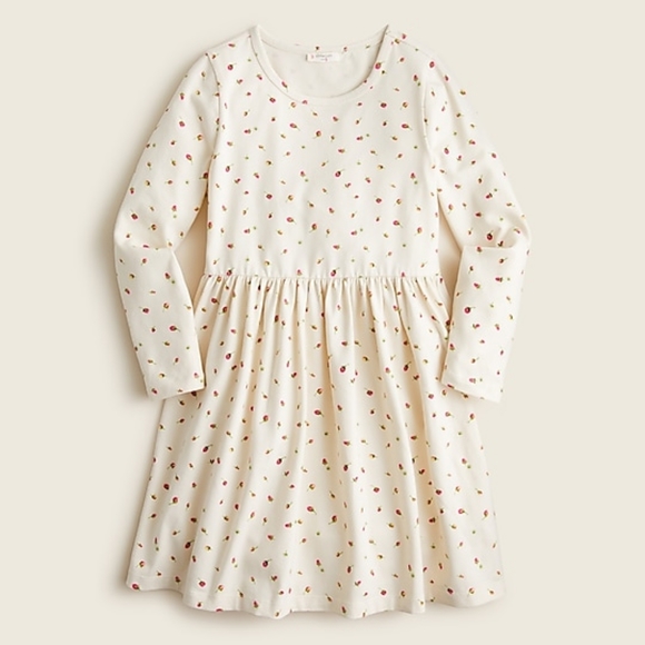 New! Crewcuts Girls long sleeve skater dress Floral NWT - Picture 2 of 8